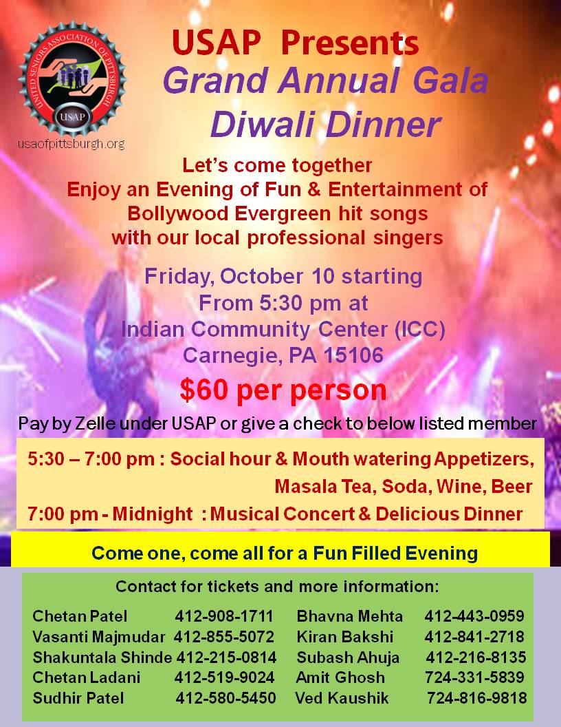 USAP GRAND ANNUAL GALA DIWALI DINNER