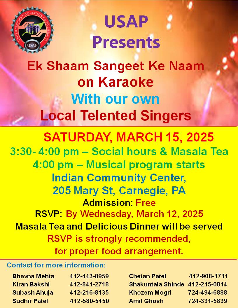 Ek Shaam Sangeet Ke Naam on Karaoke With our own Local Telented Singers