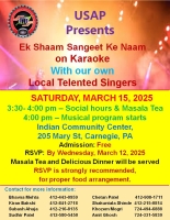 Ek Shaam Sangeet Ke Naam on Karaoke With our own Local Telented Singers